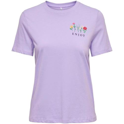 Vêtements Femme T-shirts & Polos Only  Violet