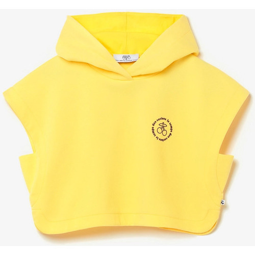 Vêtements Fille Sweats T-shirt Frankiegi Rose Clairises Sweat court shergi jaune Jaune