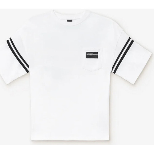 Vêtements Garçon T-shirts & Polos Le Temps des Cerises T-shirt keibo blanc Blanc