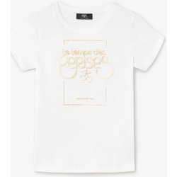 Vêtements Fille LA MODE RESPONSABLE Le Temps des Cerises T-shirt theagi blanc Blanc