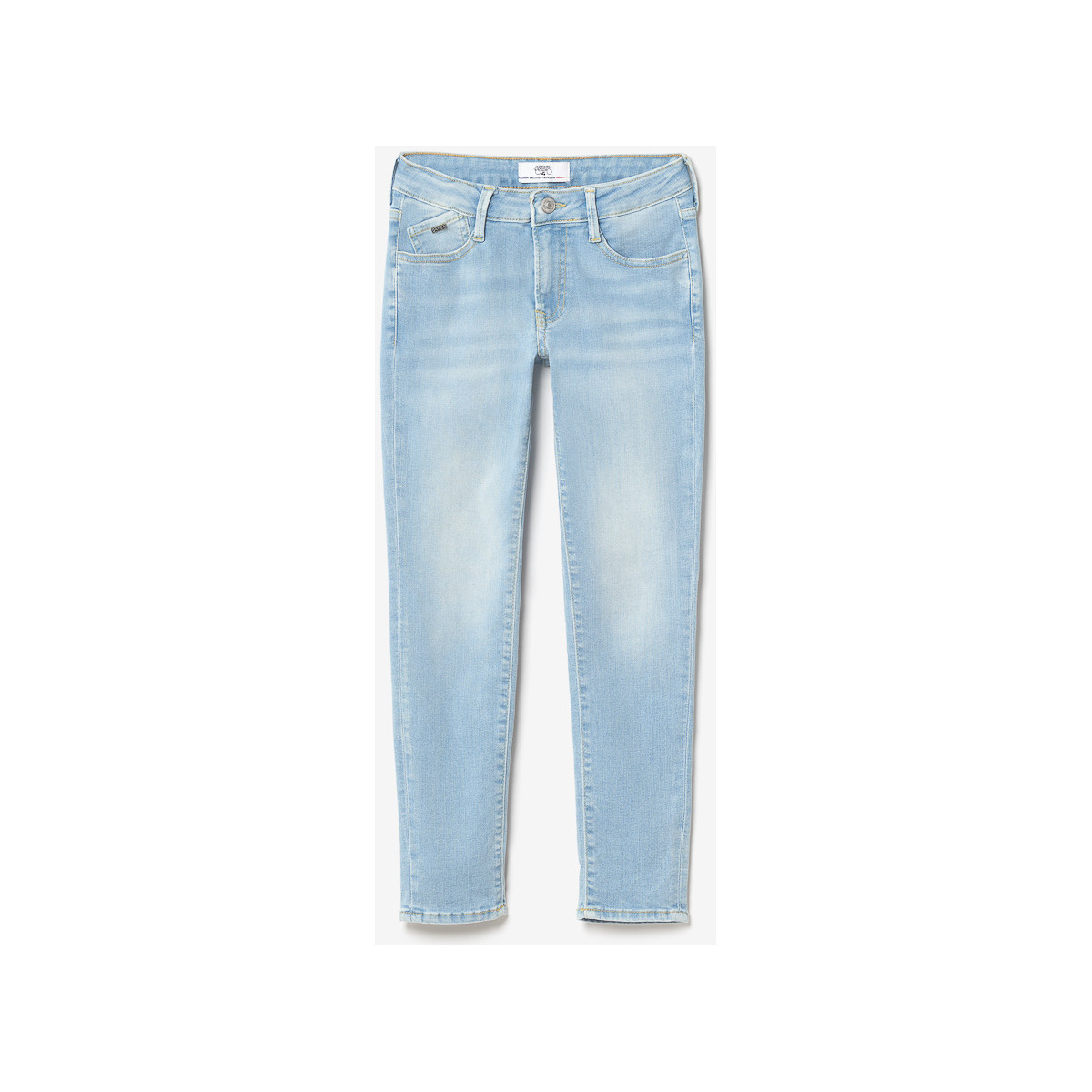 Vêtements Fille Jeans Le Temps des Cerises Power skinny 7/8ème jeans bleu Bleu