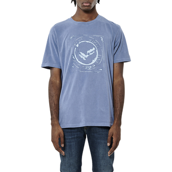 Vêtements Homme T-shirts manches courtes Kaporal T-shirt coton biologique col rond Bleu