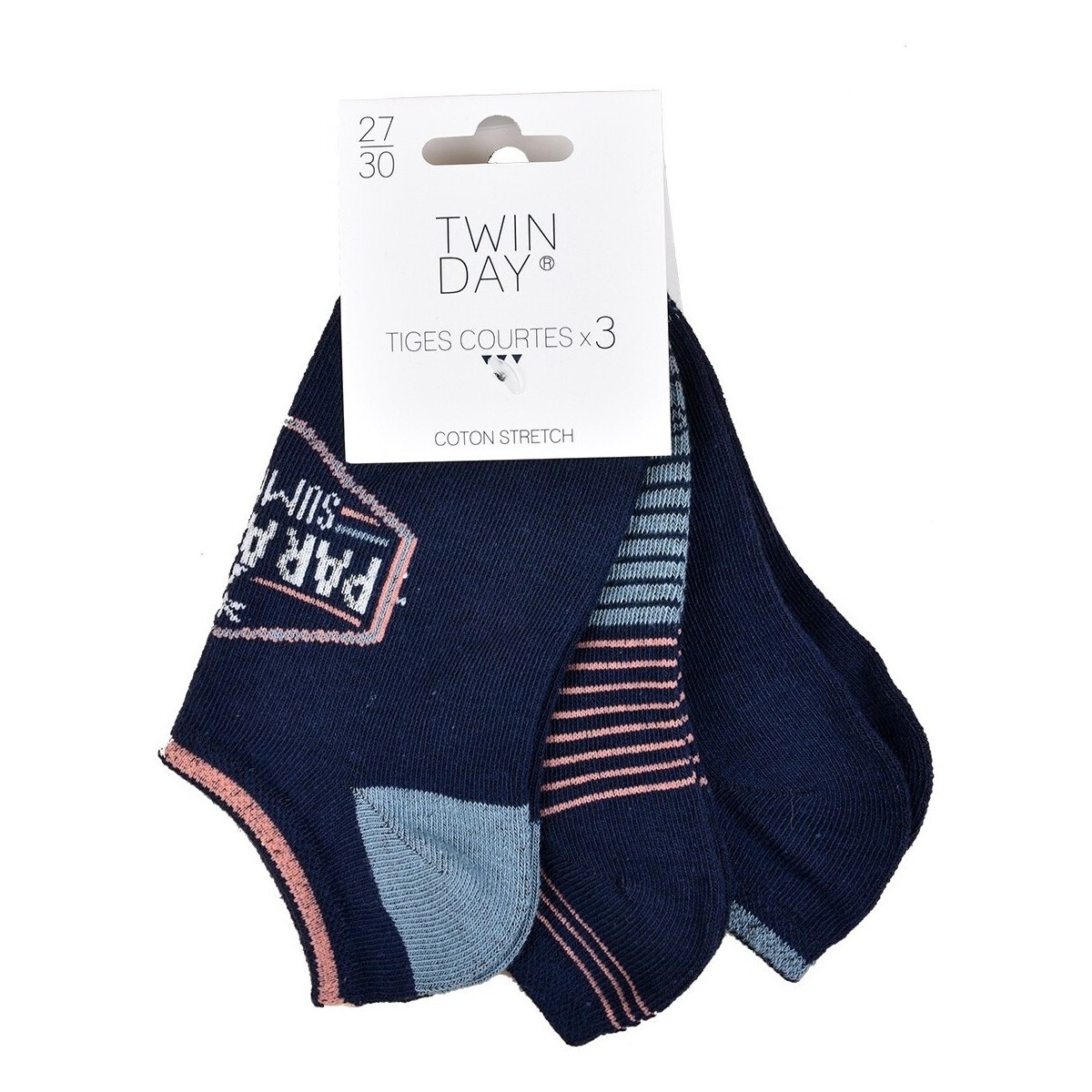 Sous-vêtements Garçon Chaussettes Twinday Pack de 6 Paires 325355 Socquettes BOYS Summer Multicolore