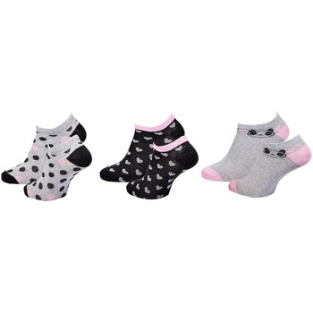 Twinday Pack de 3 Paires 324241 Socquettes GIRLY Panda Multicolore