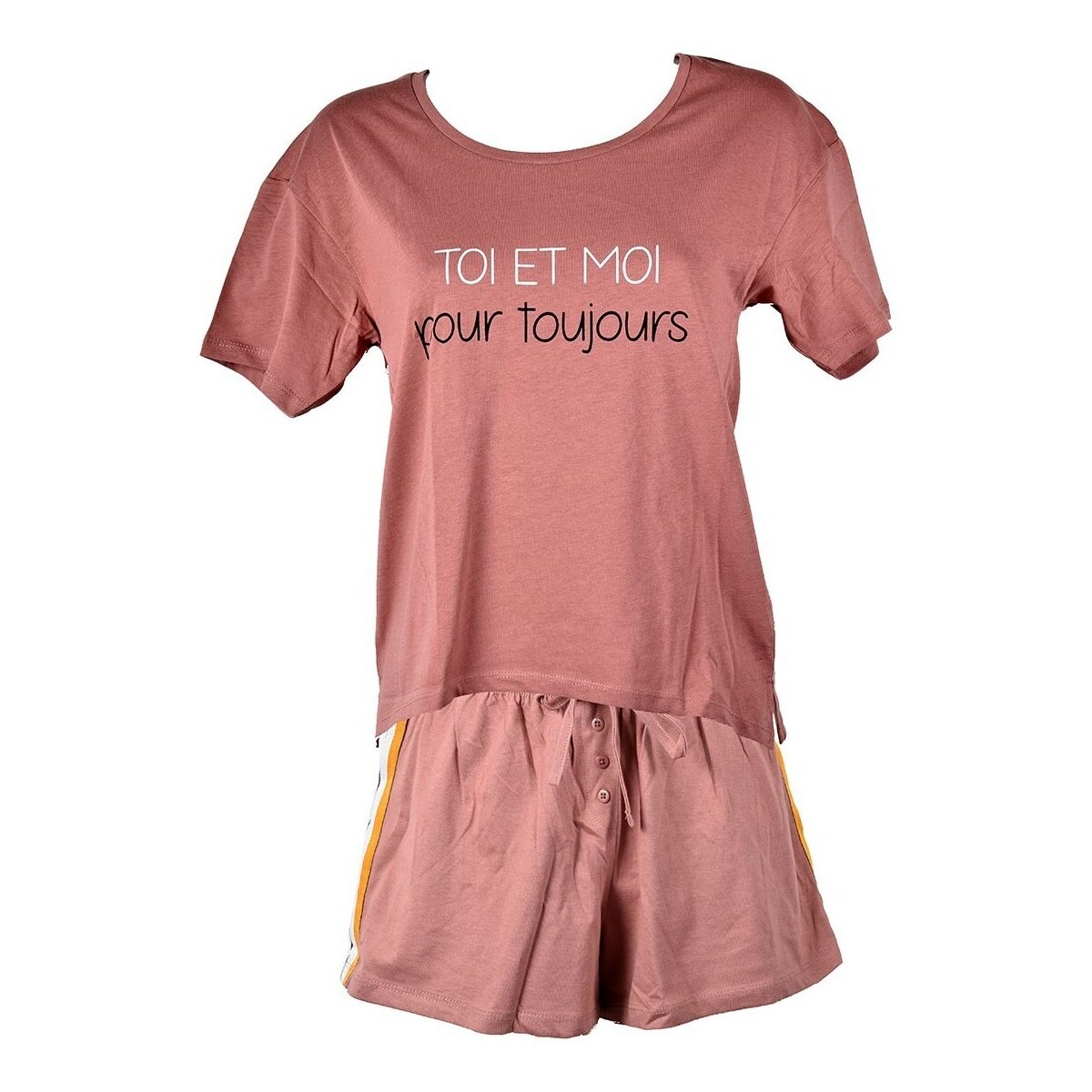 Vêtements Femme Pyjamas / Chemises de nuit Ozabi LITTLE UNICORN LINE MC11 RO Rose