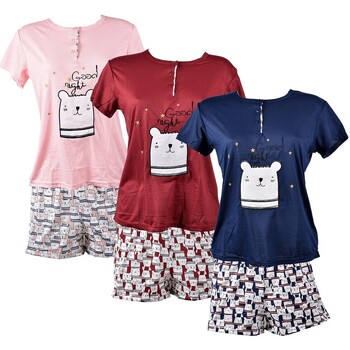 pyjamas / chemises de nuit ozabi  sara line 369 pack de 3 