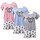 Vêtements Femme Pyjamas / Chemises de nuit Ozabi HUMORISTIQUE 358 Pack de 3 Multicolore