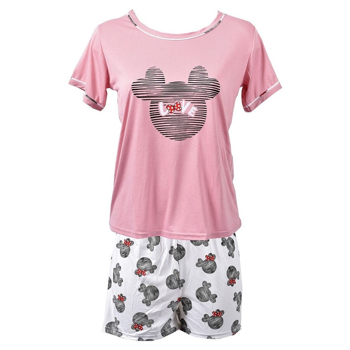 Vêtements Femme Pyjamas / Chemises de nuit Ozabi HUMORISTIQUE 358 RO Rose