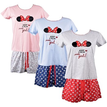 Vêtements Femme Pyjamas / Chemises de nuit Ozabi HUMORISTIQUE 9696 Pack de 3 Multicolore