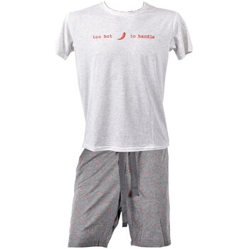 Vêtements Homme Pyjamas / Chemises de nuit Ozabi Premium FMF HOMEWEAR HC04 Gris Gris
