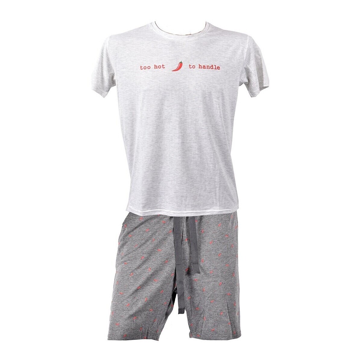 Vêtements Homme Pyjamas / Chemises de nuit Ozabi Premium FMF HOMEWEAR HC04 Gris Gris