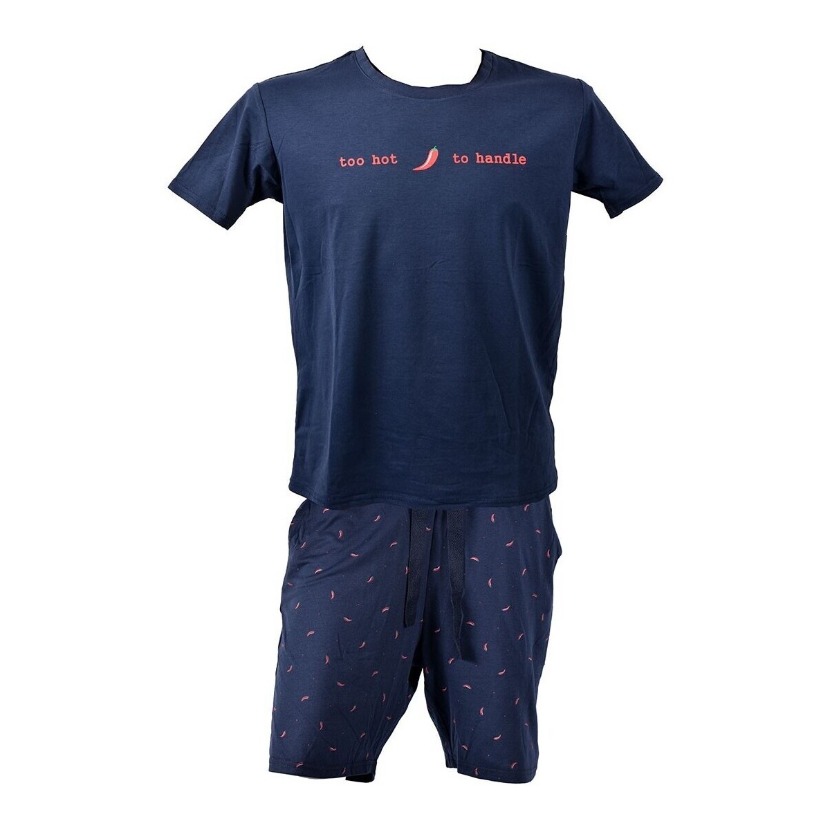 Vêtements Homme Pyjamas / Chemises de nuit Ozabi Premium FMF HOMEWEAR HC04 Marine Multicolore
