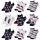 Sous-vêtements Garçon Chaussettes Jaws Pack de 9 Paires Sneaker SURPRISE Multicolore