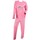 Vêtements Femme Pyjamas / Chemises de nuit Ozabi Long SWEET SECRET C1513 COFFEE TIME RO Rose