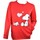 Vêtements Femme Pyjamas / Chemises de nuit Ozabi Long SWEET SECRET Q1565 BEST FRIEND ROU S Rouge