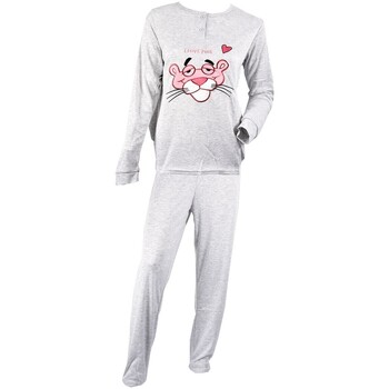 Vêtements Femme Pyjamas / Chemises de nuit Ozabi Long SWEET SECRET C1520 LOVE PINK GR S Gris