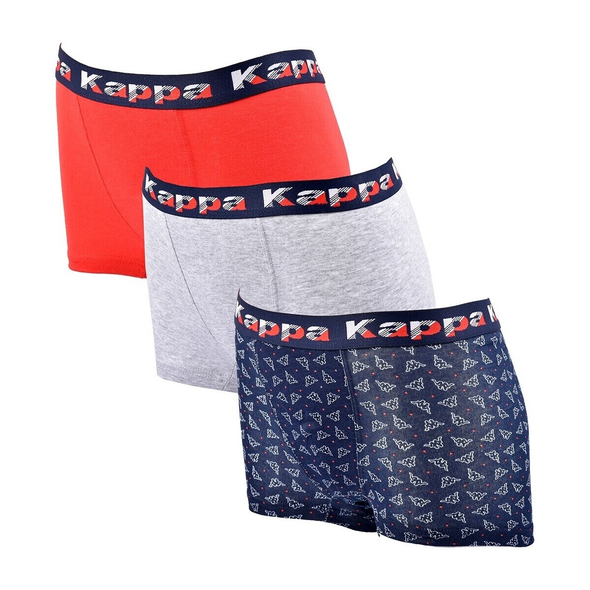 Sous-vêtements Garçon Boxers Kappa Boxer Enfant  Lot de 3 Multicolore