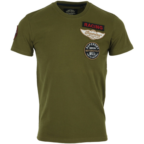 Vêtements Homme T-shirts manches courtes Superdry Plane Flyers Tee Vert