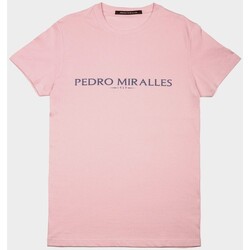 Vêtements Femme T-shirts manches courtes Pedro Miralles CAMISETA SOLIDARIA Rose