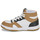 Chaussures Garçon Baskets montantes BOSS J29367 Blanc / Camel / Noir