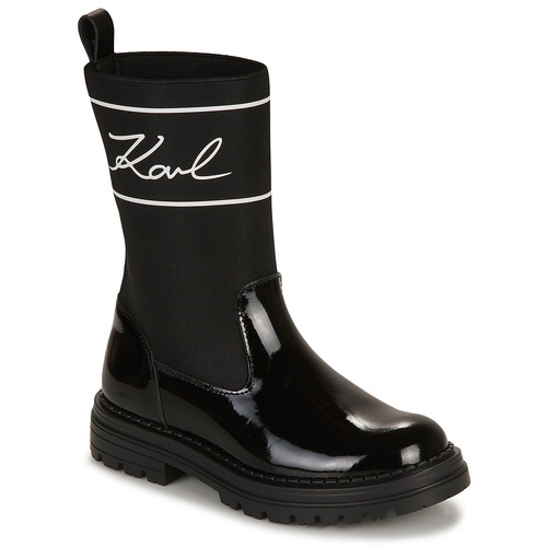 Chaussures Fille Boots exclusive Lagerfeld Z19114 Noir