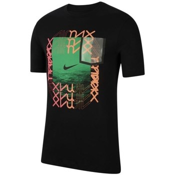 Vêtements Homme T-shirts manches courtes Nike slide Sneaker Culture V Noir
