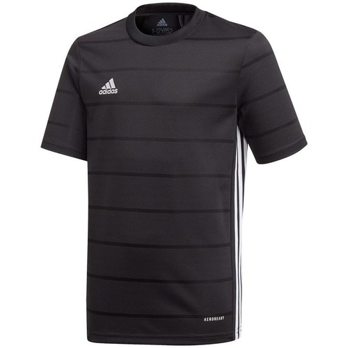 Vêtements Garçon T-shirts manches courtes adidas Originals JR Campeon 21 Noir