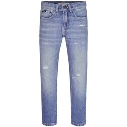 Vêtements Garçon Jeans droit Calvin Klein Jeans IB0IB01550 Bleu
