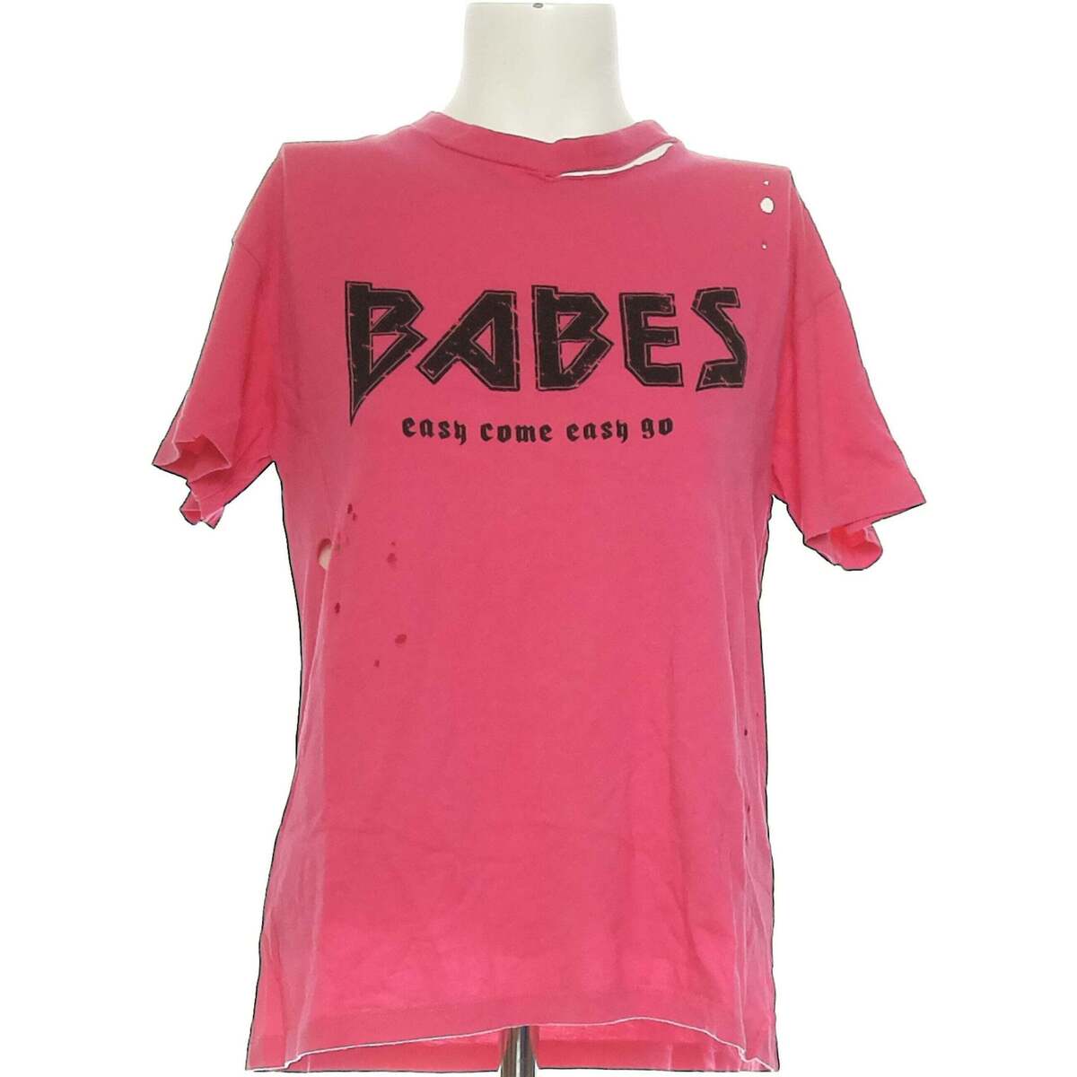 Vêtements Femme T-shirts & Polos Bershka 34 - T0 - XS Rose