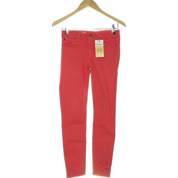 jeans gap  jean slim femme  34 - t0 - xs rouge 