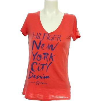 Vêtements Femme T-shirts & Polos Schwarz Tommy Hilfiger 36 - T1 - S Rouge