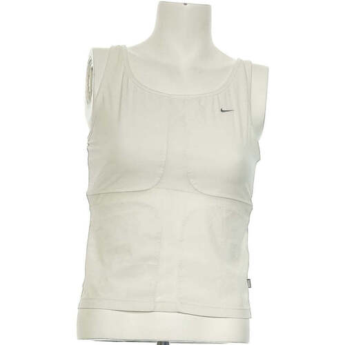 Vêtements Femme Débardeurs / T-shirts sans manche Nike Oreo débardeur  40 - T3 - L Blanc Blanc