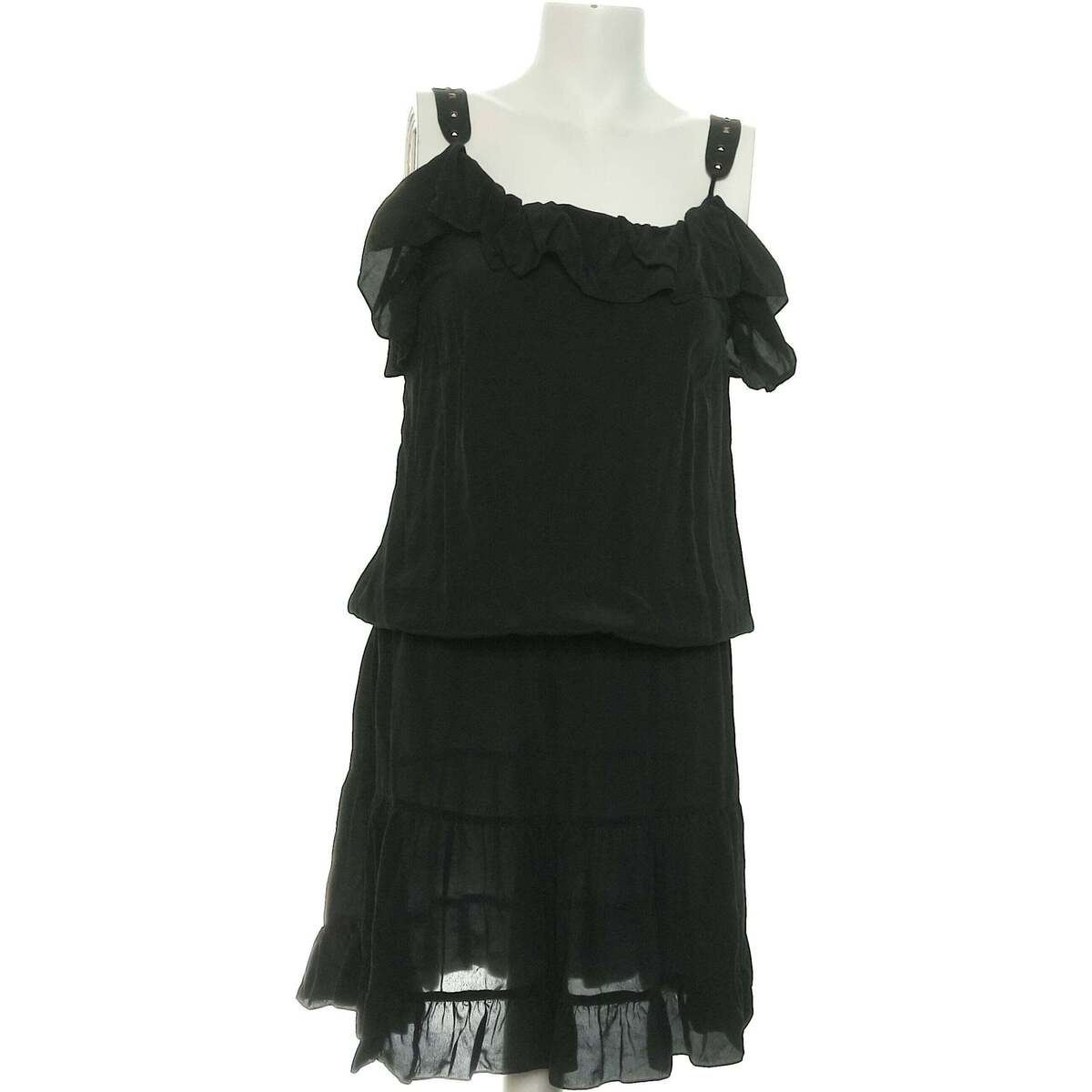 Vêtements Femme Robes Sandro robe mi-longue  36 - T1 - S Noir Noir