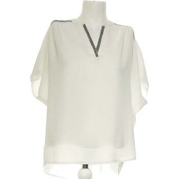 Vêtements Femme The home deco fa Promod top manches courtes  38 - T2 - M Blanc Blanc