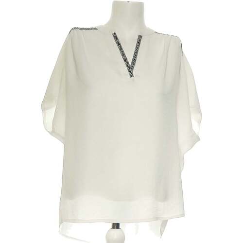 Vêtements Femme T-shirts & Polos Promod top manches courtes  38 - T2 - M Blanc Blanc