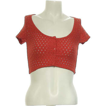 Vêtements Femme T-shirts & Polos H&M top manches courtes  36 - T1 - S Rouge Rouge