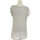 Vêtements Femme T-shirts Jacket & Polos Lipsy top manches courtes  38 - T2 - M Gris Gris