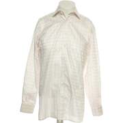 ERMANNO FIRENZE lace-trim faded check-pattern shirt