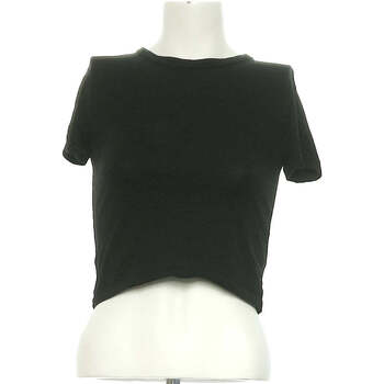 Vêtements Femme Fleur De Safran H&M top manches courtes  38 - T2 - M Noir Noir