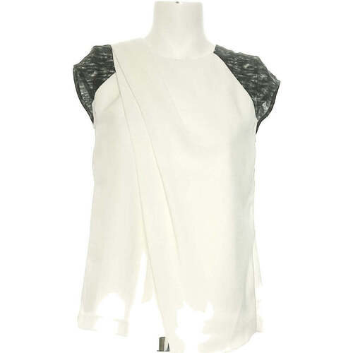Vêtements Femme T-shirts SEMI-GLOSS & Polos Dkny top manches courtes  34 - T0 - XS Blanc Blanc