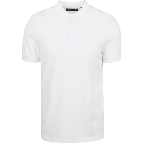 Vêtements Homme T-shirts & Red Marc O'Polo Polo Blanc Blanc