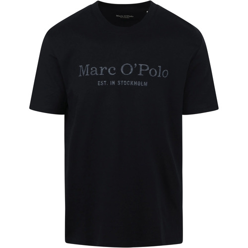 Vêtements Homme T-shirts & Polos Marc O'Polo navy T-Shirt Logo Bleu Foncé Bleu
