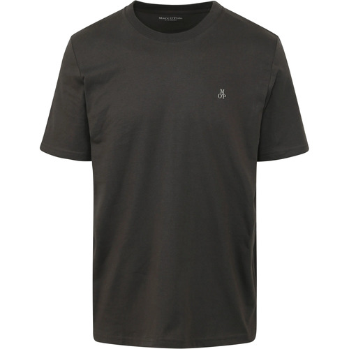 Vêtements Homme LARDINI linen Waffle-Knit polo shirt Braun Marc O'Polo T-Shirt Anthracite Gris