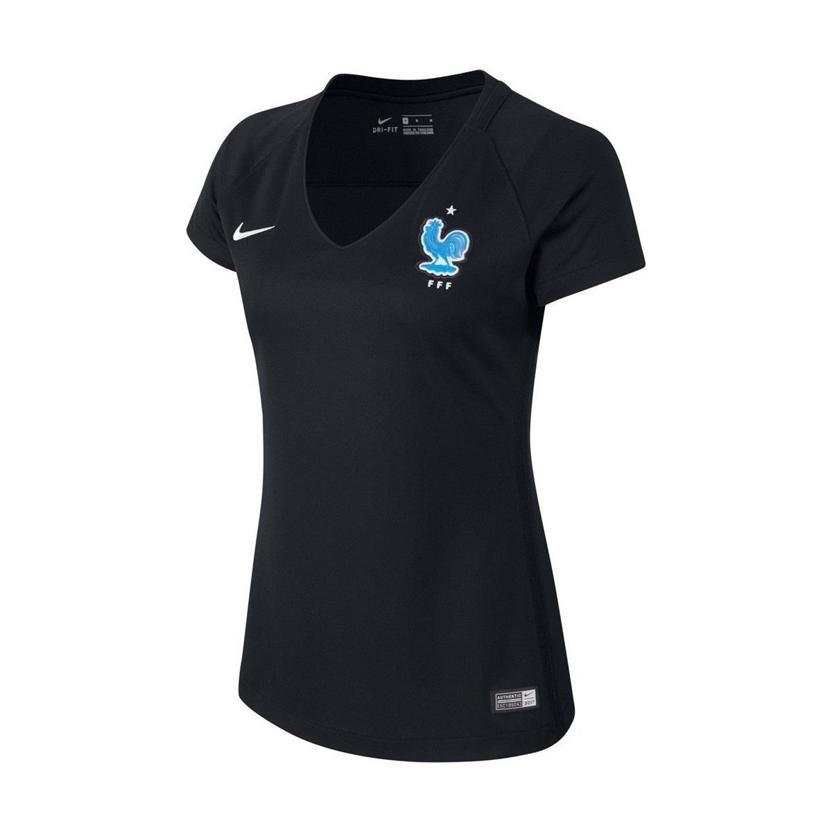 Vêtements Femme T-shirts manches courtes Nike France 2017 Stadium Noir