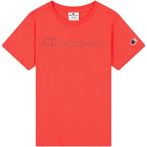 Vêtements Garçon Mot de passe Champion T-shirt enfant  Cml Logo Multicolore
