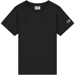 Vêtements Garçon T-shirts manches courtes Champion T-shirt enfant  Cml Logo Noir