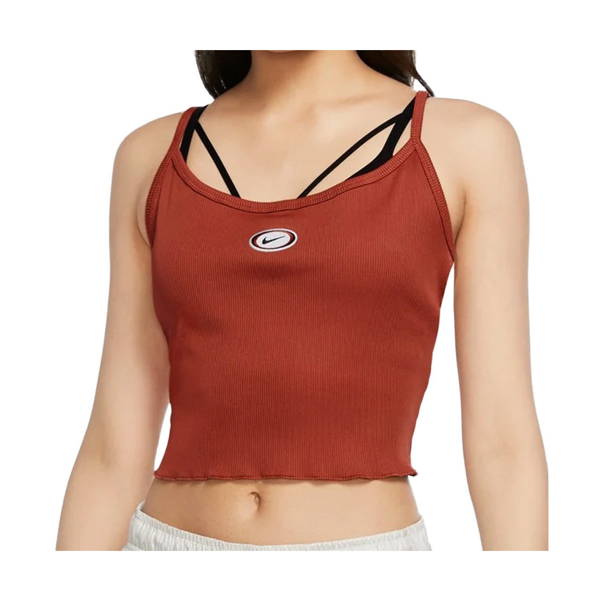 Vêtements Femme Débardeurs / T-shirts sans manche Nike CU5338-895 Marron