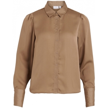 Vêtements Femme Tops / Blouses Vila Shirt Renny L/S - Walnut Marron