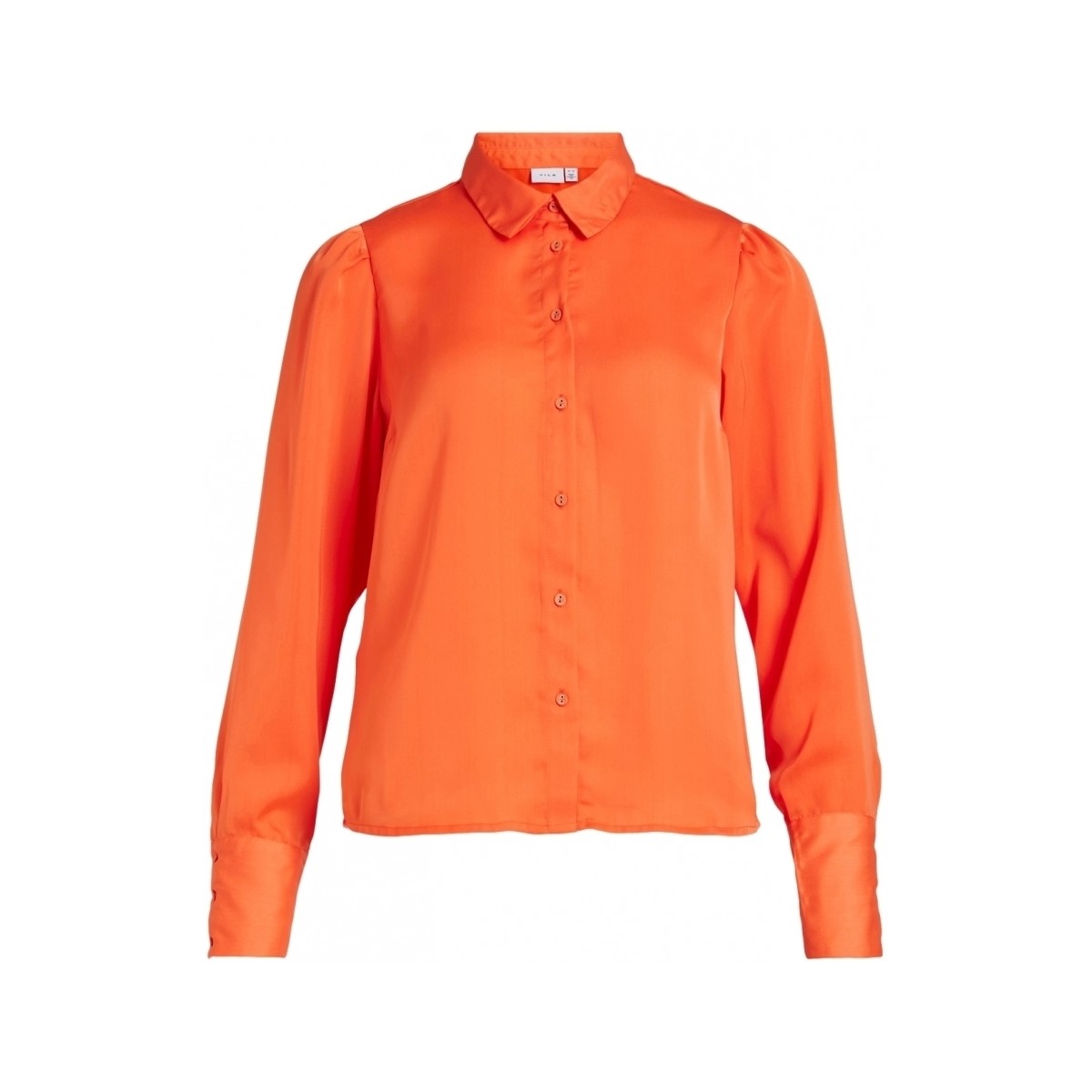 Vêtements Femme Tops / Blouses Vila Shirt Renny L/S - Tigerlilly Orange