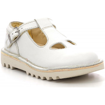 Chaussures Fille Ballerines / babies Kickers Recevez une réduction de Blanc